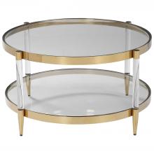  24895 - Uttermost Kellen Glass Coffee Table